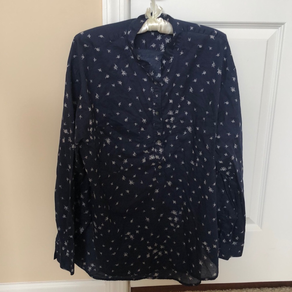 Madewell Collarless Popover Tunic
